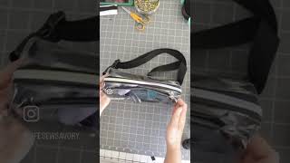 Sew a clear vinyl bag with me [upl. by Cherish903]