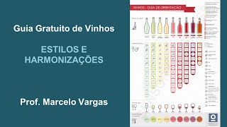 GUIA GRATUITO DE VINHOS ESTILO E HARMONIZAÇÃO  PROF MARCELO VARGAS [upl. by Kaczer]