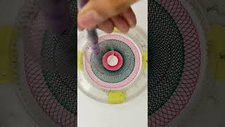 Tranquility Spirograph Patterns  ASMR Art for Relaxation and Calm 2024 art spirograph shorts [upl. by Lessirg784]