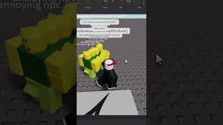 dealing with an annoying npc clone ending 1 roblox [upl. by Saticilef125]