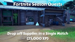 Receive your Next Objective in The Joneses Drop off Supplies  Fortnite [upl. by Schnapp]