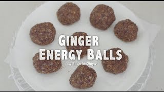 Ginger Energy Balls [upl. by Eciruam]