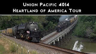 Union Pacific 4014 Heartland of America Tour Rochelle IL To Pine Bluff AR [upl. by Gytle]