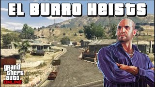 GTA V Online Contract Missions Simeon El Burro Heists No Commentary [upl. by Nnylyrehc]