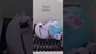 Amazing experiment of crushing small toys 55 asmr experiment shredder toys recycling [upl. by Mauldon]