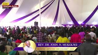 CELEBRATING THE LIFE OF REV DR JOHN N MUKOLWE [upl. by Devinna517]