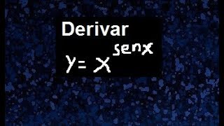 Derivadas de funciones con exponente en función de xfunciones con potencia en funcion de x [upl. by Emixam]