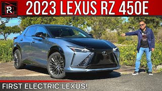 The 2023 Lexus RZ 450e Is A LongAwaited Electric Lexus RX [upl. by Ennaeirb]