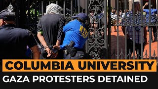 Gaza protesters detained at Columbia University as new term begins  Al Jazeera Newsfeed [upl. by Rehpretsirhc]