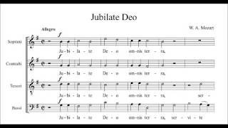 Jubilate Deo W A Mozart contralto studio [upl. by Tessler972]