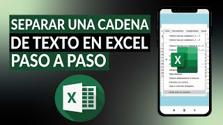 Cómo dividir o separar una cadena de texto en EXCEL paso a paso [upl. by Aciretahs]