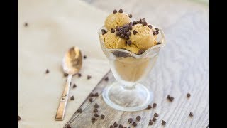 5 Ingredient Mocha Ice Cream DAIRY FREE Simply Bakings [upl. by Zins878]