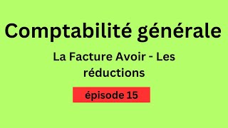 omptabilité Générale 1  La Facture Avoir  Épisode 15 2ème Cas [upl. by Ahsets188]