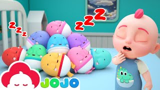 Ten In The Bed 🎉 Surprise Eggs Version  Baby JoJo Nursery Rhymes amp Kids Songs [upl. by Enaled63]