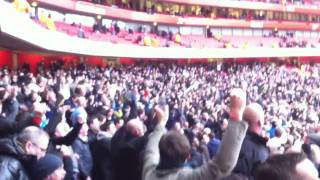 arsenal 2 tottenham 3 full time whistle  fans [upl. by Eilrac]