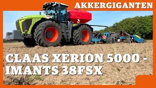 Akkergiganten Claas Xerion 5000 met een Imants 38FSX [upl. by Asenad]