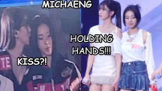 Mina kiss Chaeyoung michaeng new moments [upl. by Aneed]