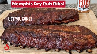 Dry Rub Ribs Smoker  Memphis Style Dry Ribs [upl. by Veneaux]