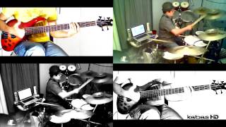 Jamiroquai  Little L kabas amp Luis vera  bass Slap mode and drum Cover [upl. by Asilrak882]