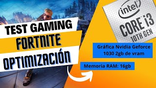 INTEL I3 10100F TEST GAMING FORTNITE 2024 ¿Vale la pena [upl. by Male]