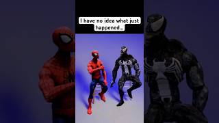 SpiderMan amp Venom action figures prep for a podcast spiderman shorts toys [upl. by Nelda]