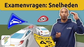 4 Auto theorieexamen vragen over Snelheid [upl. by Ietta]