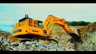 Skilled Excavator Komatsu PC2000 [upl. by Rosabel]