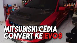 MITSUBISHI CEDIA CONVERT KE EVO 9 [upl. by Gherlein]