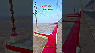 Nepal koshi barrage ❤️nepal🇳🇵koshi barrage trendingreels [upl. by Jann]