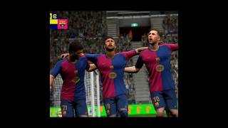 MSN Celebration in eFootball 2025 barca msn efootball efootball2025 gameplay messi [upl. by Kentiga]