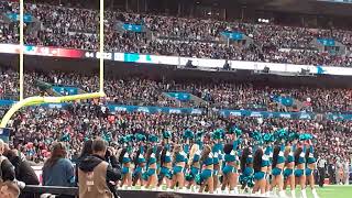 NFL Wembley 2024 quotThe Roarquot Cheerleaders display 2 [upl. by Dani]