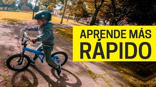 ⛔ Aprender a montar bicicleta MÁS RÁPIDO 🚀 I Método One Bike I Bicis de aprendizaje para niños 🥰 [upl. by Walkling]