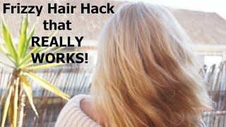 Frizz Fighting Hack that actually works  No heat  Hairs Affairs [upl. by Lydon]