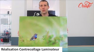 CréaTv  Réaliser un contrecollage avec un laminateur [upl. by Erimahs]