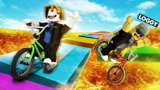 CHAPATI USED BIKE COMPLETE IMPOSSIBLE PARKOUR IN ROBLOX [upl. by Naivatco]