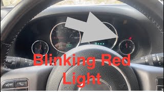 How to fix red blinking light on right side of dash Jeep JK won’t start 2016 Jeep Wrangler JK [upl. by Kriste562]