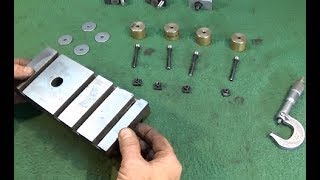 Easy To Make Adjustable Milling Pallet For The Myford Lathe [upl. by Lounge]