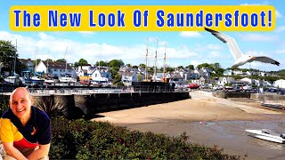 The New Look Of Saundersfoot amp Walk To Wisemans Bridge Pembrokeshire [upl. by Nino]