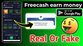 freecash earn money amp rewards  freecash earn money real or fake  freecash earn money payment proof [upl. by Wendie]