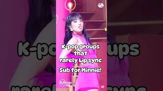 Kpop groups that rarely lip sync aespa straykids gidle Nmixx babymonster [upl. by Eustache]