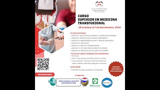 Curso Superior en Medicina Transfusional FCMUNA [upl. by Nonnair]