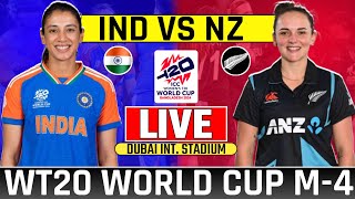 Live India Womens vs Newzealand Womens T20 World Cup Match4  Indw vs Nzw Live Cricket Match Today [upl. by Dacy]