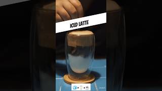 Iced latte coffee asmrsounds cafe drink asmrvideo [upl. by Llatsyrk]