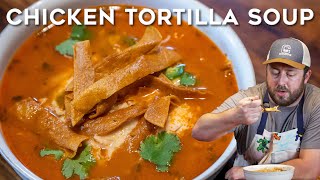 Easy Chicken Tortilla Soup Recipe [upl. by Siuluj708]