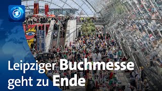 Leipziger Buchmesse geht zu Ende [upl. by Gerlac359]