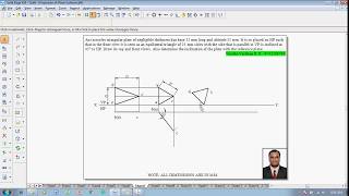 Example 07 on Projection of Plane Surfaces [upl. by Nwahsel443]