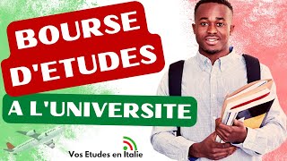 Comment faire une DEMANDE DE BOURSE À L UNIVERSITE en Italie Procédure à suivre de A à Z [upl. by Retloc]