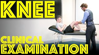 Knee Examination  How to perform a KNEE EXAM for Orthopaedic Clinical Skills OSCE  Dr James Gill [upl. by Rotceh223]