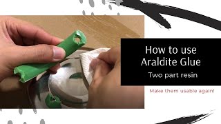 How to use Epoxy Adhesive  Araldite [upl. by Anelas]