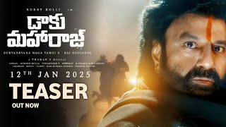 Daku Maharaj Official Teaser  Balakrishna Boby Kolly Thaman NBK 109 Teaser Daku Maharaj Teaser [upl. by Olen]